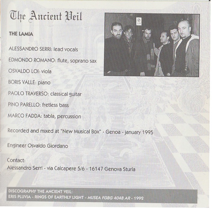 The River Of Constant Change - Ancient Veil - 1997